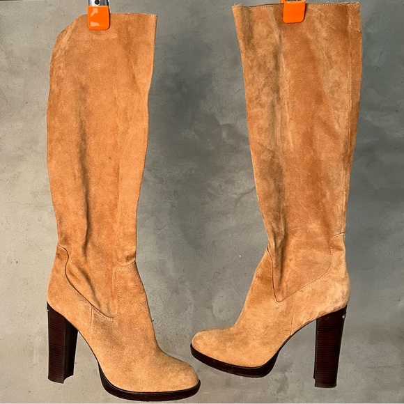 Michael Kors Shoes - MICHAEL KORS LIKE NEW SUEDE SLOUCH BOOTS